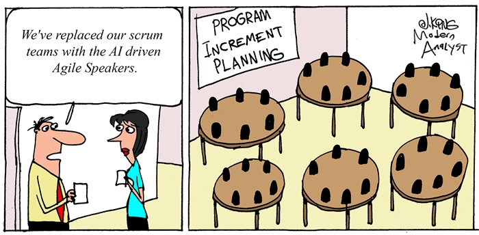 Humor - Cartoon: Virtual Program Increment (PI) Planning